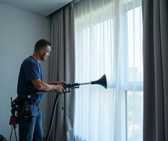 Professional curtain steam cleaning process equipment Fresho Curtain Cleaning eveleigh-nsw